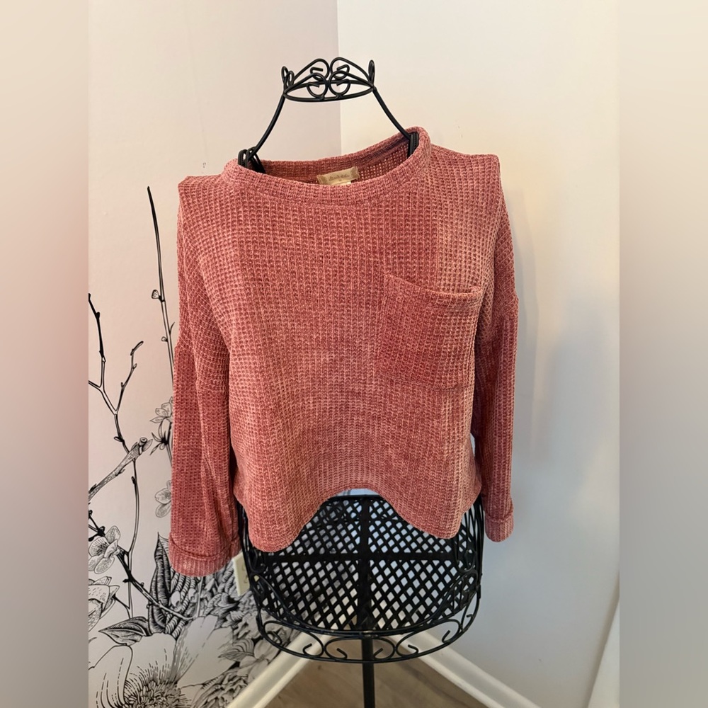Altar’d state chenille cropped sweater.